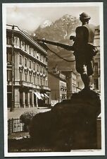 ITALY FASCIST ERA POSTCARD, Monumento ai Caduti della Grande Guerra, AOSTA, 1939 picture