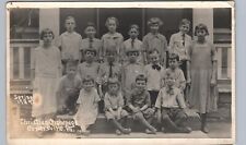 CHRISTIAN ORPHANAGE carversville pa real photo postcard rppc pennsylvania orphan picture
