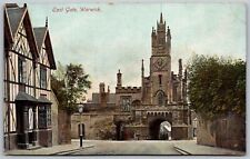 Warwick England c1910 Postcard East Gate picture