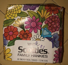 1973 *Sealed* Scotties White Family Hankies Facial Tissues 60, 2-Ply 7.2”x9” picture