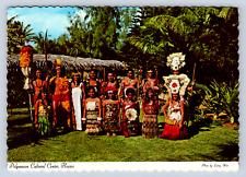 Vintage Postcard Polynesian Cultural Center Hawaii picture