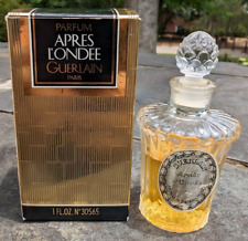 GUERLAIN Apres L'Ondee 30 ml 1 Fl OZ Parfum Perfume Vintage 55% Full picture