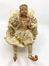 Fairy Figurine Pixie Fall Girl Shelf Sitting Doll Poseable  9” picture