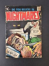 DO YOU BELIEVE IN NIGHTMARES #2 EARLY SILVER AGE HORROR picture