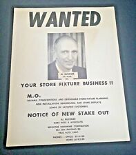 Vintage WANTED Poster 