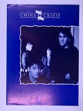 China Crisis Postergramme Official Gary Daly Eddie Lundon Original Tour 1985 picture