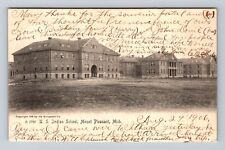 Mount Pleasant MI-Michigan, US Indian School, Antique, Vintage c1906 Postcard picture