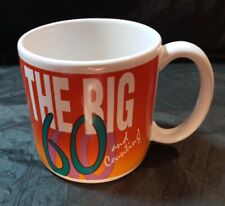 Happy 60th Birthday Mug Cup Spencer Gifts The Big 60 and Counting Novelty 16 oz. picture