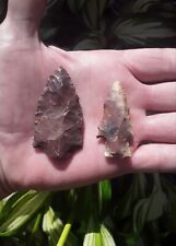 2 Nice Authentic Ancient Arrowheads Native American Arrowhead  pre 1600 N MS picture