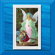 Guardian Angel LAMINATED Holy Card Wallet Size Catholic Prayer O Angel of God picture