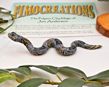 FIMO RATTLESNAKE by JON ANDERSON-COLLECTABLE - IN STOCK AND READY TO SHIP picture