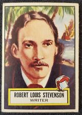 1952 Writer Robert Louis Stevenson Topps Look N See Card #116 picture