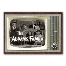 ADDAMS FAMILY Classic TV 3.5 inches x 2.5 inches Steel FRIDGE MAGNET picture