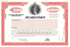 Cablevision - HBO Fame - 2001 dated Specimen Stock Certificate - Founded by Char picture