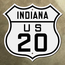 Indiana US route 20 highway marker road sign shield South Bend picture