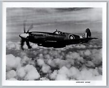 Aviation Airplane British Supermarine Spitfire c1960s B&W 8x10 Photo C11 picture