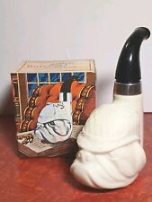 VINTAGE 1970'S AVON TOBACCO PIPE SHERLOCK HOLMES WITH A BULLDOG FACE OLAND NOS picture