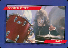 Bobby Blotzer, RATT AGI 1985 Rock Star Concert Trading Cards #14 picture