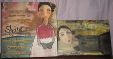 Vintage Kelly Rae Roberts Collection 2011 Demdaco Set of 2 Bundle Wall Art Decor picture