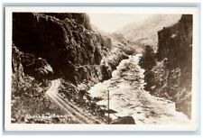 c1920 Shoshone Canyon River View Nevada NV RPPC Photo Postcard picture