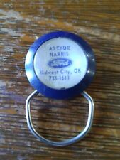 Vintage FORD Dealer Key Ring ARTHUR HARRIS MIDWEST CITY OKLAHOMA picture