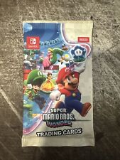 SUPER MARIO BROS WONDER TRADING CARDS SEALED PACK - NEW UNOPENED *FREE SHIPPING* picture