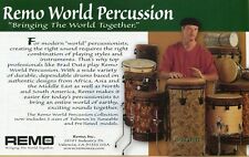 1998 small Print Ad of Remo World Percussion w Brad Dutz picture