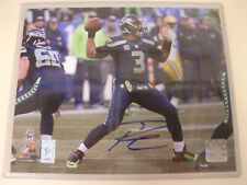 8x10 Russell Wilson Signed- Seattle Seahawks Autograph Print W/ Holo's and COA picture