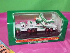 Hess 2012 Miniature Truck And Airplane Toy Set Holiday Christmas Gift picture