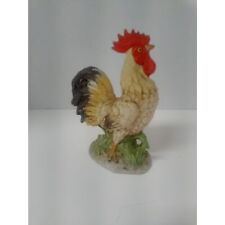 Vintage Ceramic Rooster Figurine Country Kitchen Farmhouse Decor 7 inches picture