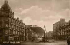 Oban Scotland Argyle Square Street Scene Vintage Real Photo Postcard picture