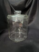 Vintage RJ Reynolds Factory No. 64 Clear Glass Tobacco Lidded Jar From N.C. picture