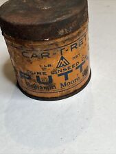 Vintage Benjamin Moore & Co early Putty Tin Rare Car-T-Ret pure linseed oil can picture
