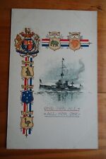 One for All - All for One: British Empire propaganda/ patriotic postcard England picture