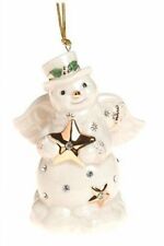 Lenox Razzle Dazzle Sparkle Snowman Christmas Tree Ornament W/ Top Hat picture