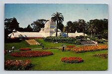 Conservatory Golden Gate Park San Francisco CA California Postcard UNP VTG Mirro picture