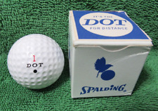 RARE VINTAGE UNUSED w/BOX Spalding DOT Golf Ball Personalized President Nixon picture