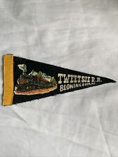 Vintage TWEETSIE RR Railroad Blowing Rock NC Amusement Park Pennant Flag picture