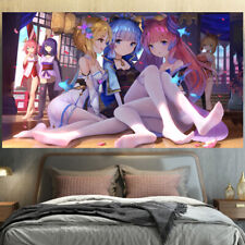 Hanging Tapestry Genshin Impact Anime Wall Figure Poster Cosplay Decor Gift #56 picture