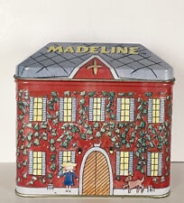 MADELINE MUSICAL TIN TRINKET KEEPSAKE BOX~ SCHYLLING MADELINE HOUSE 1999 picture