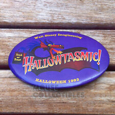 Vintage Disney Imagineering Pin WDI Button Fantasmic Hallowtasmic Halloween 1992 picture