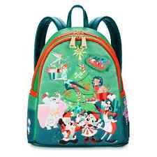 Disney Parks 2023 Loungefly Classic Christmas Mickey & Friends Backpack Glow picture