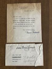1957 TLS Typed Letter Signed by Eleanor Roosevelt with Free Franked Envelope picture