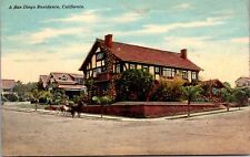 Postcard A San Diego Residence, California picture