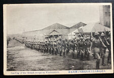 Mint Japan Real Photo Postcard RPPC Landing Of The British Troops At Vladivostok picture