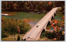 Postcard Edward M. Gatliff Memorial Bridge, Cumberland River, Corbin KY Unposted picture