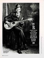 Robert Johnson in 1935 - Country Blues - 2011 - Music Print Ad Photo picture