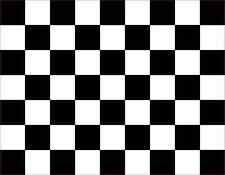 9x7 Black and White Checkered Electronics Skin Sticker Vinyl Tablet Stickers picture