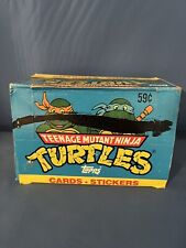 Vintage 1990 New Full Box TEENAGE MUTANT NINJA TURTLES Trading Cards NOS Topps picture