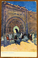 Tuck Oilette; Morocco Series, Marrakesh Gateway, A/S Forrest, ca 1910 Postcard picture